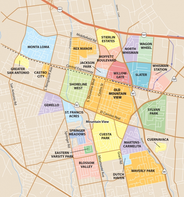 Neighborhoods Map